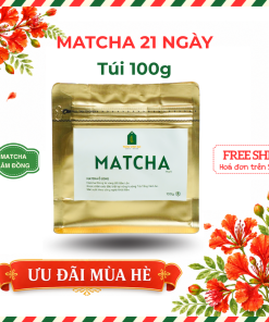 Bột trà xanh Matcha 21 | Túi 100g