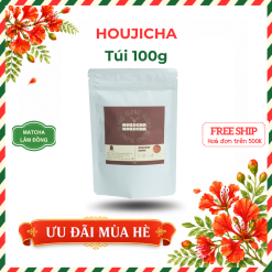 Bột trà Houjicha Ô Long Rang | Túi 100g
