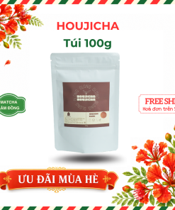 Bột trà Houjicha Ô Long Rang | Túi 100g