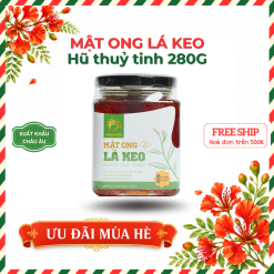 Mật ong lá keo | Hũ thủy tinh 280g