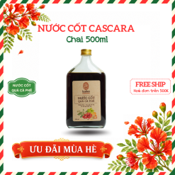 Nước cốt Cascara (Nước cốt thịt quả cà phê lên men) | Chai 500ml