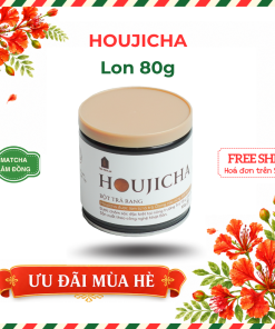 Bột trà Houjicha Ô Long Rang | Lon 80g 6 170