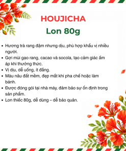 Bột trà Houjicha Ô Long Rang | Lon 80g 7 171