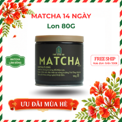 Bột trà Matcha Ô Long 1 (14 ngày) | Lon 80g