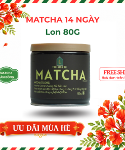 Bột trà Matcha Ô Long 1 (14 ngày) | Lon 80g