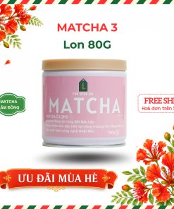 Bột trà Matcha Ô Long 3 | Lon 80g