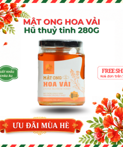 Mật ong hoa vải | Hũ thủy tinh 280g