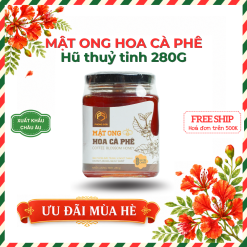 Mật ong hoa Cà phê | Hũ thủy tinh 280g