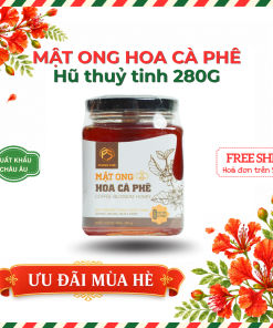 Mật ong hoa Cà phê | Hũ thủy tinh 280g
