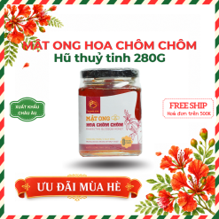 Mật ong hoa Chôm Chôm | Hũ thủy tinh 280g