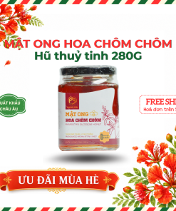 Mật ong hoa Chôm Chôm | Hũ thủy tinh 280g