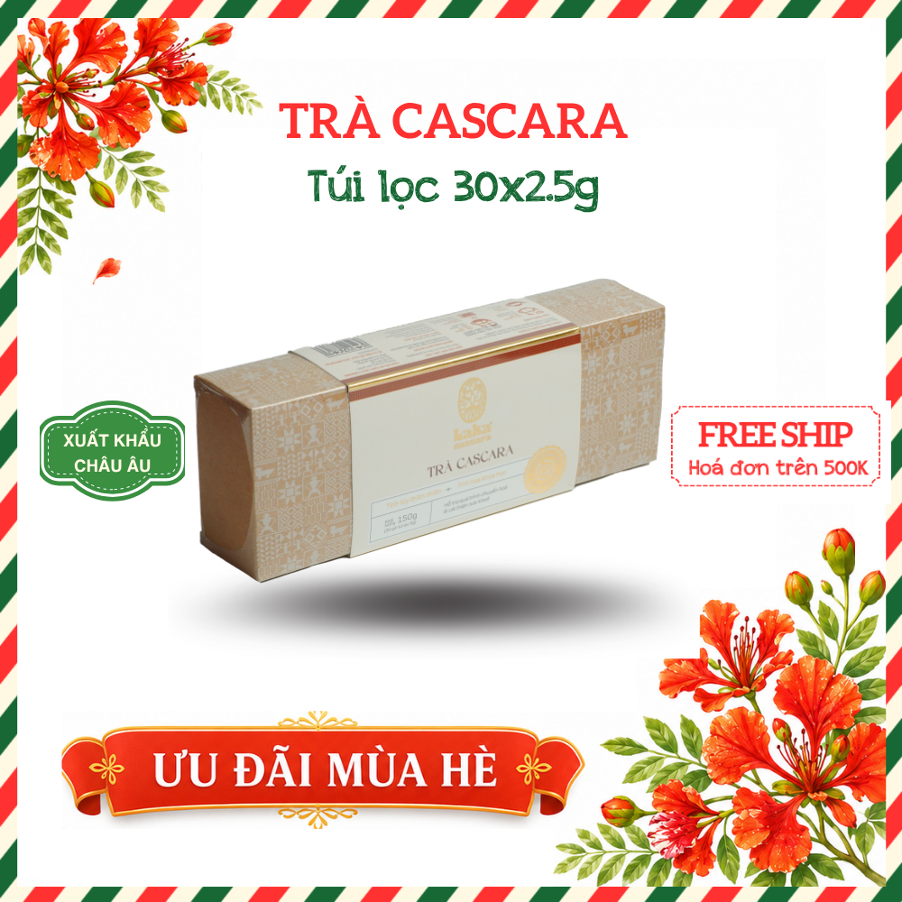 Trà vỏ cà phê Cascara | Túi lọc 30x2,5g 3 Trà vỏ cà phê Cascara | Túi lọc 30x2,5g - Ảnh 3
