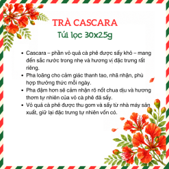 Trà vỏ cà phê Cascara | Túi lọc 30x2,5g 7 224