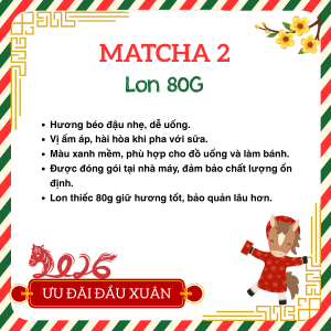 Bột trà xanh Matcha 2 - Lon 80g 5 38 1