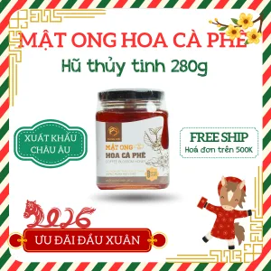 Mật ong hoa Cà phê | Hũ thủy tinh 280g