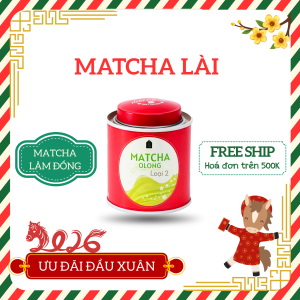 Bột trà xanh Matcha Lài 2 - Lon 50g