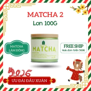 Bột trà xanh Matcha 2 - Lon 100g