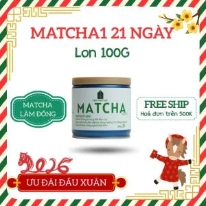 Bột trà xanh Matcha 21 - Lon 100g