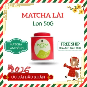 Bột trà xanh Matcha Lài 1 - Lon 50g