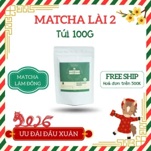 Bột trà xanh Matcha Lài 2 - Túi 100g
