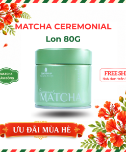Bột trà Matcha Ô Long Ceremonial | Lon 80g