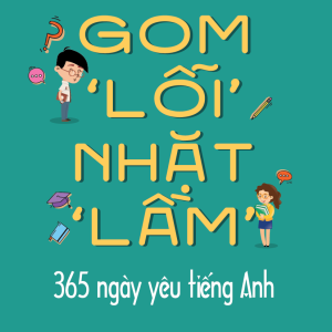 Sách - Gom Lỗi Nhặt Lầm - 365 ngày yêu tiếng Anh