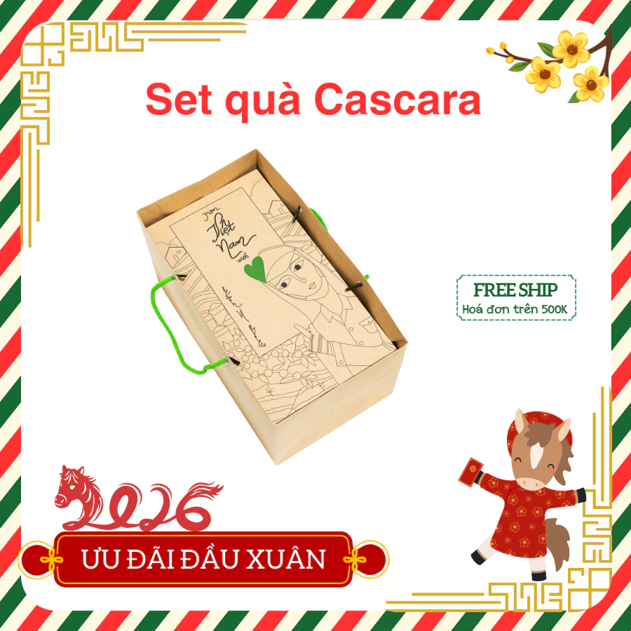 Hộp quà Cascara | Bách Vị B'lao 6 set cascara 1