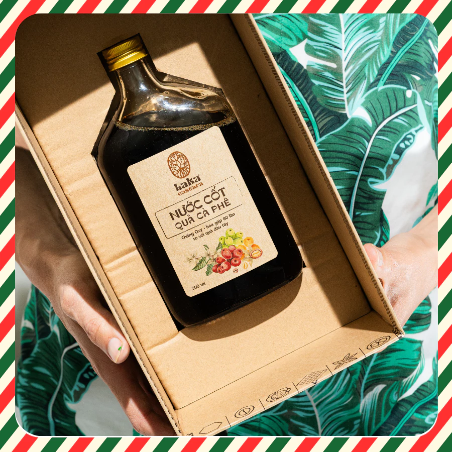 Hộp quà Cascara | Bách Vị B'lao 3 set nuoc cot cascara