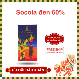 Thanh Socola Đen 60% | Bách Vị B'lao