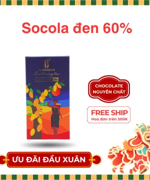 Thanh Socola Đen 60%