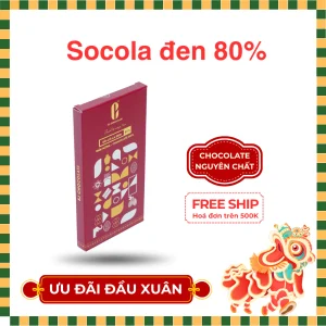 Thanh Socola Đen 80% | Bách Vị B'lao 7 socola den 80 1