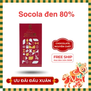 Thanh Socola Đen 80% | Bách Vị B'lao