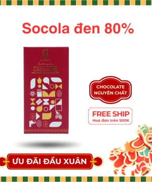 Thanh Socola Đen 80%