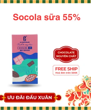 Thanh Socola Sữa 55%