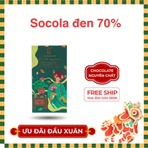 Thanh Socola Đen 70% | Bách Vị B'lao
