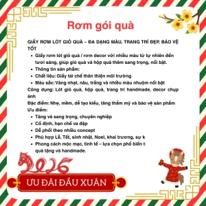 Rơm gói quà tiện lợi 11 13