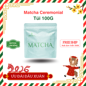 Bột trà Matcha Ô long Ceremonial - Túi 100g | Bách Vị B'lao (Sao chép)