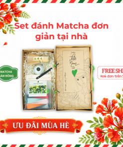 Set đánh Matcha đơn giản