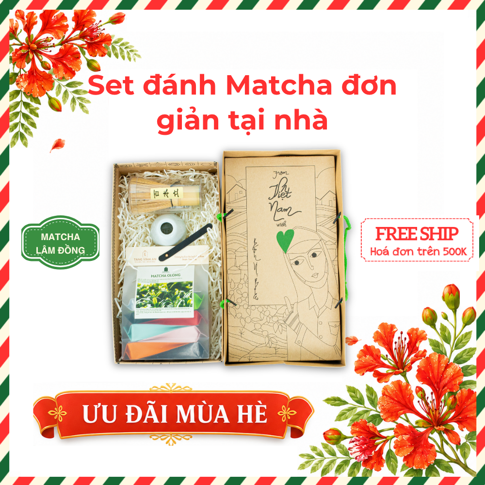 Set đánh Matcha đơn giản 1 Set đánh Matcha đơn giản