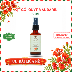 Xịt Gối Quýt Mandarin | Thư giãn – Ngủ ngon | Bách Vị B’lao