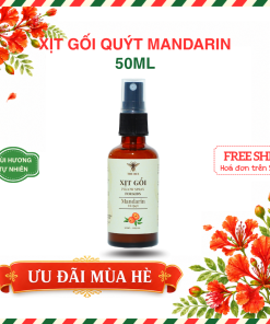 Xịt Gối Quýt Mandarin | Thư giãn – Ngủ ngon | Bách Vị B’lao