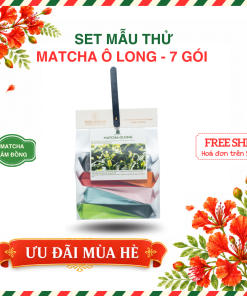Set mẫu thử Matcha Ô long 7 gói | Bách Vị B'Lao