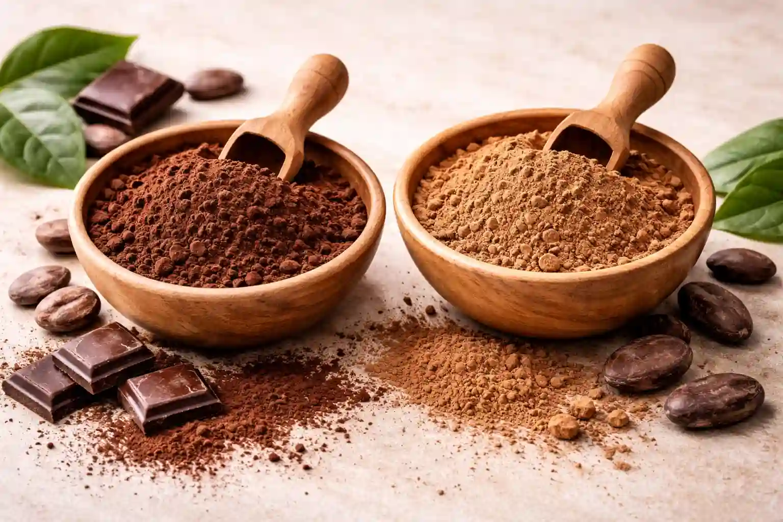 Sự khác biệt giữa cacao nguyên chất và bột cacao pha sẵn