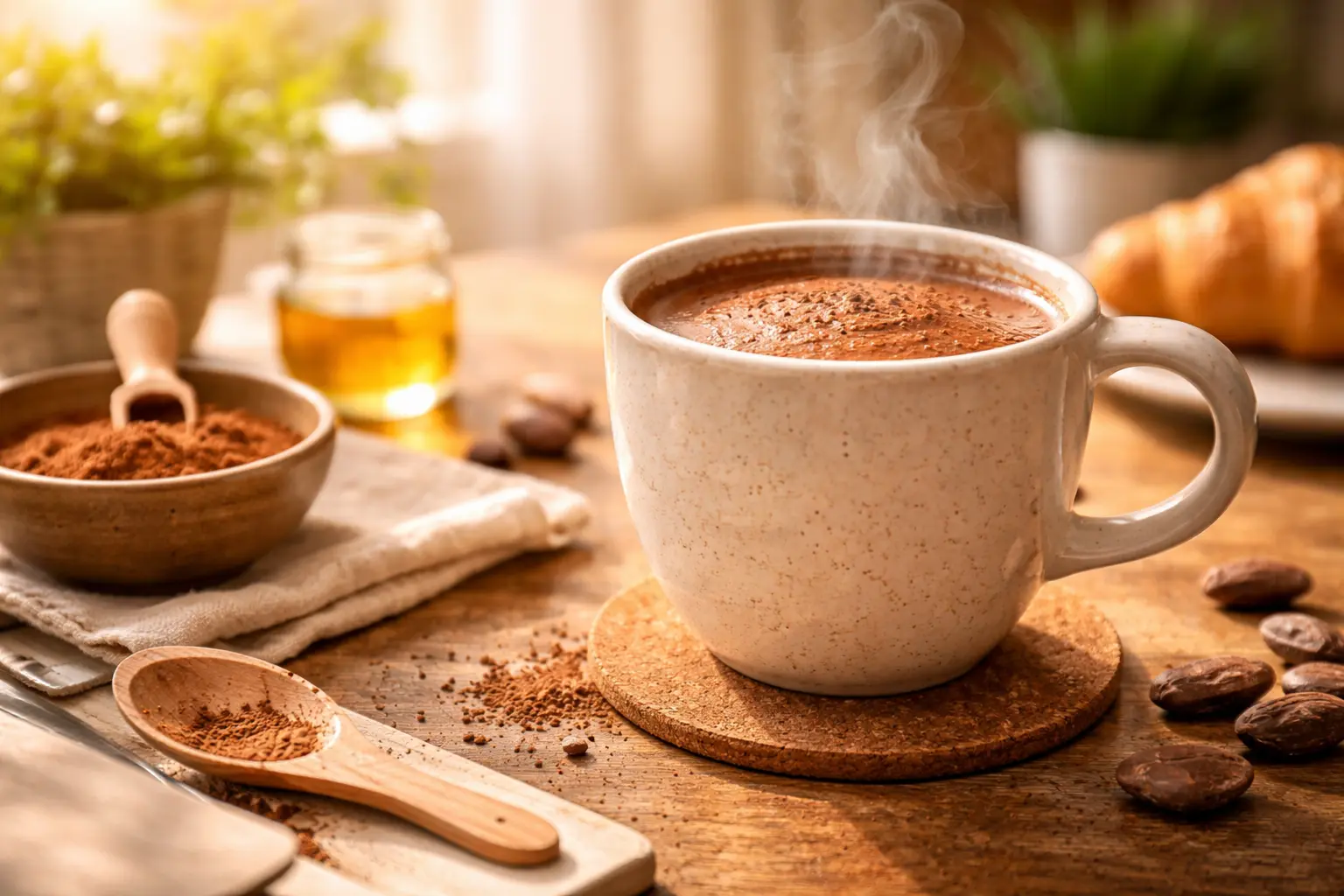 Uống cacao có tác dụng gì? 7 công dụng tuyệt vời cho sức khỏe | Bách Vị B'lao 5 Uống cacao vào buổi sáng giúp cơ thể hấp thụ năng lượng một cách nhẹ nhàng