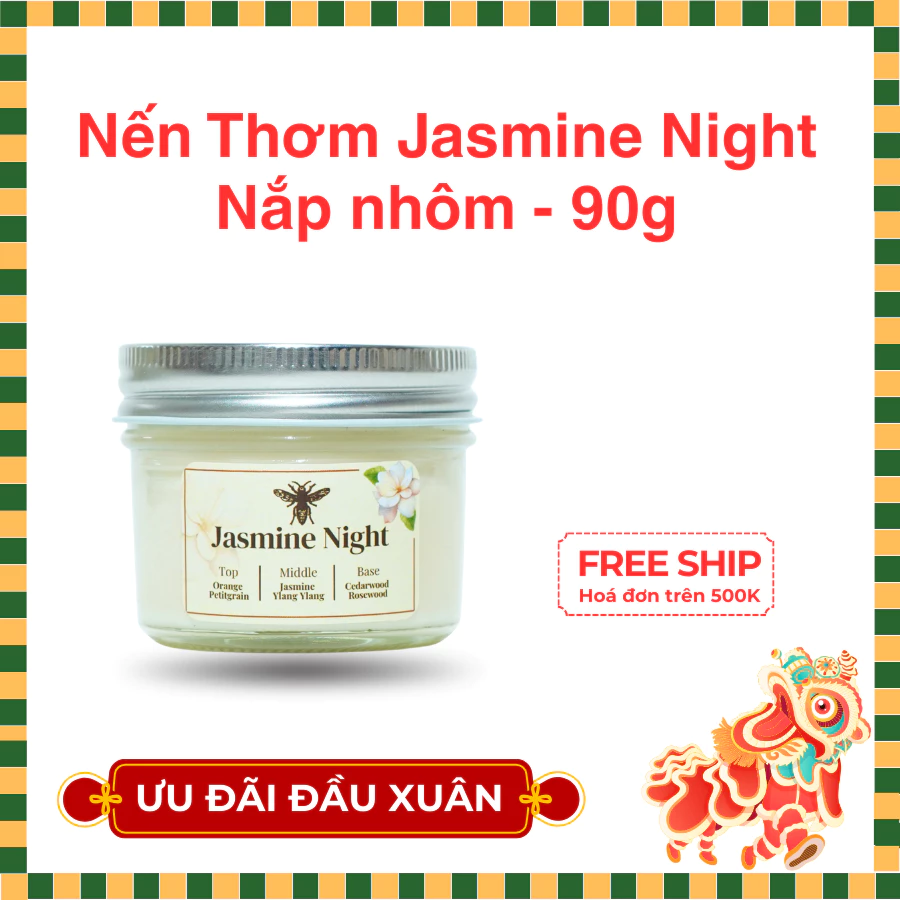 Jasmine Night | Nến thơm thiên nhiên 1 Jasmine Night 90g