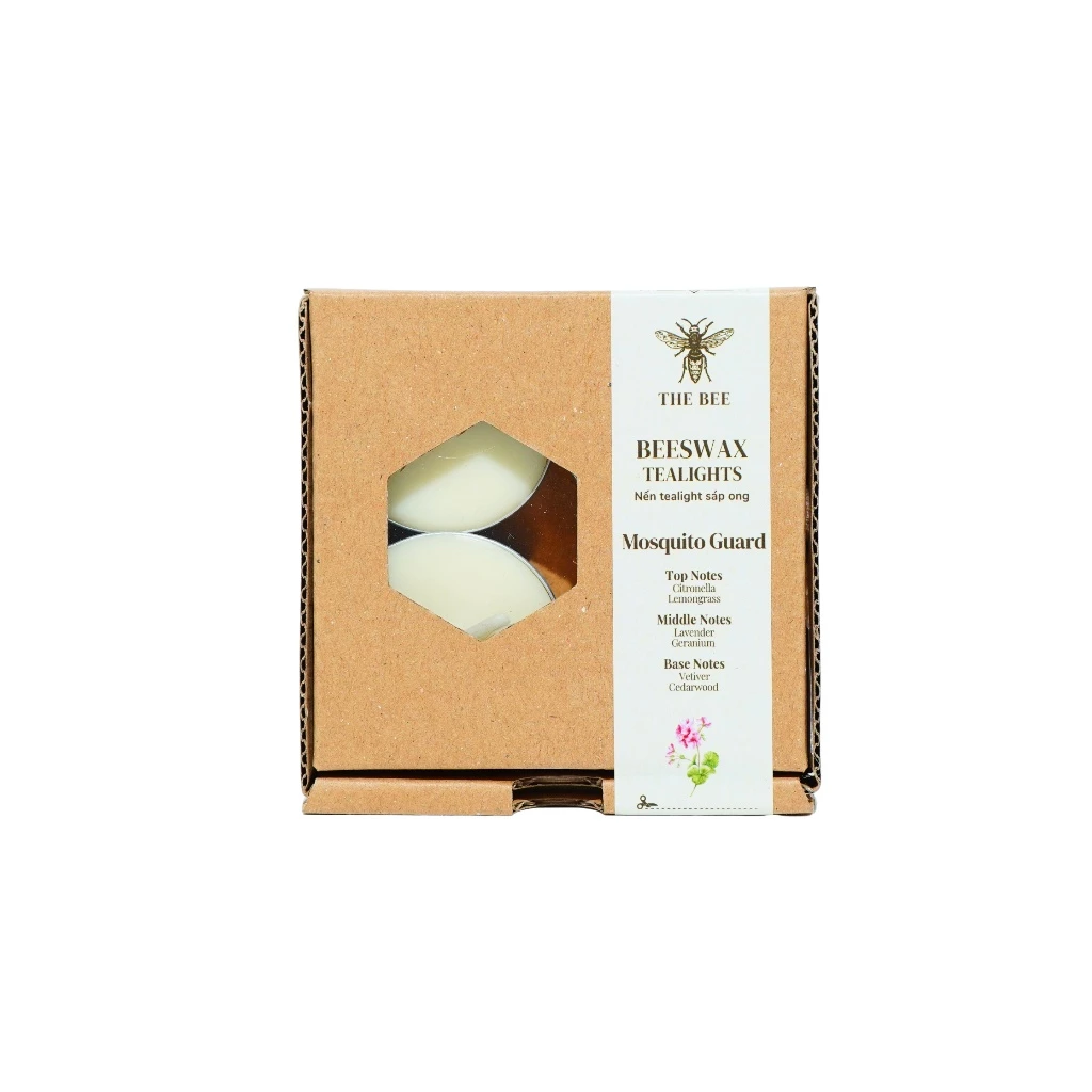Hộp nến Tealight Mini | 4 viên x 11g - Nhiều mùi hương 4 Mosquito Guard tea light