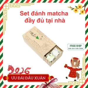 Set đánh Matcha đầy đủ 8 Set danh matcha day du 2
