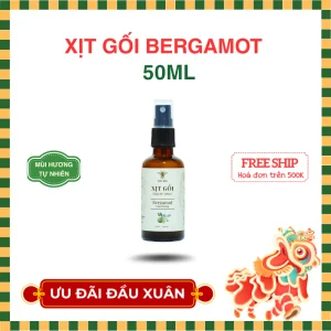 Xịt Gối Bergamot | Thư giãn – Ngủ ngon | Bách Vị B’lao