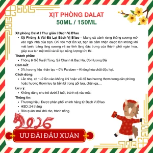 Xịt phòng Dalat | Thư giãn | Bách Vị B’lao 7 Xit phong Dalat 3