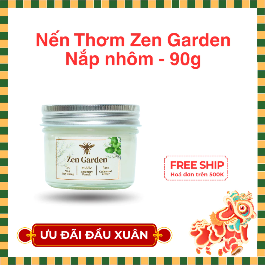Zen Garden – Nến thơm thiên nhiên 1 Zen Garden 90g